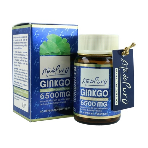 Ginkgo 6500mg Estado Puro - Tongil - 40 cápsulas