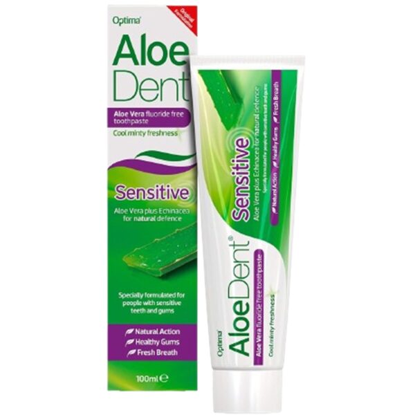 Dentífrico Sensitive Aloe Vera - Aloe Dent - Optima - 100ml