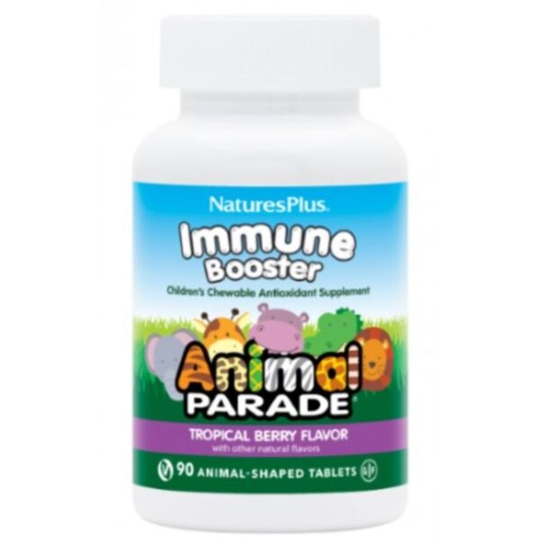 Animal Parade Kids Immune Booster Defensas Sin Gluten - Nature's Plus - 90 comprimidos