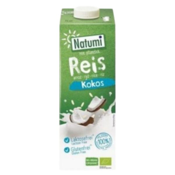 Bebida Vegetal Arroz Coco - Natumi - 1litro