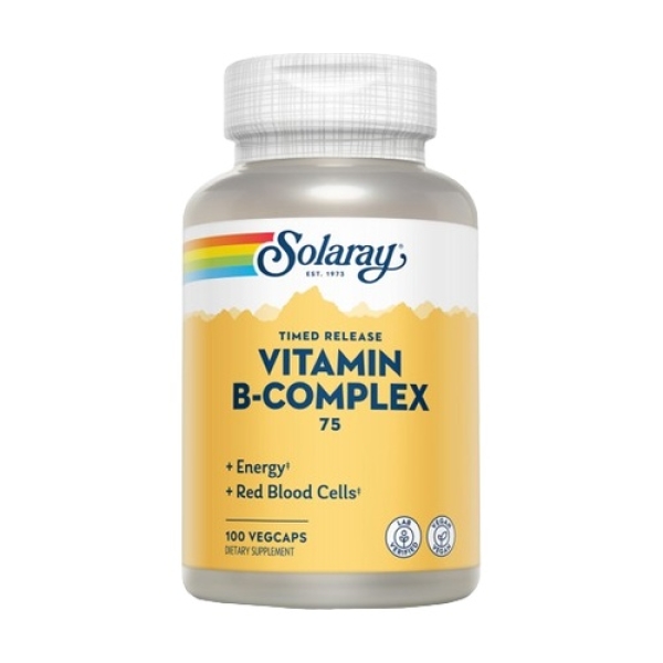 Vitamin B Complex 75 - Solaray - 100 cápsulas