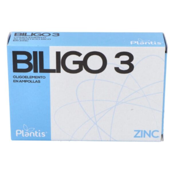 Biligo 3 Zinc - Plantis - 20 ampollas