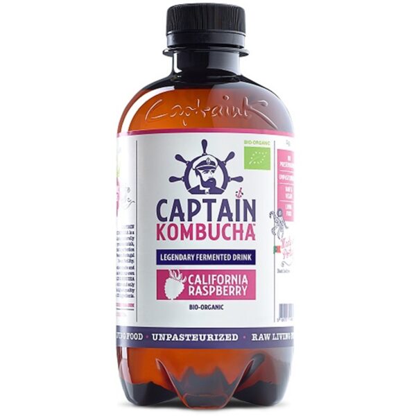 Bebida Kombucha Frambuesa Bio - Captain Kombucha - 400ml