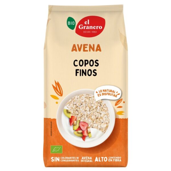 Copos Finos de Avena Integral Bio - El Granero - 1kg