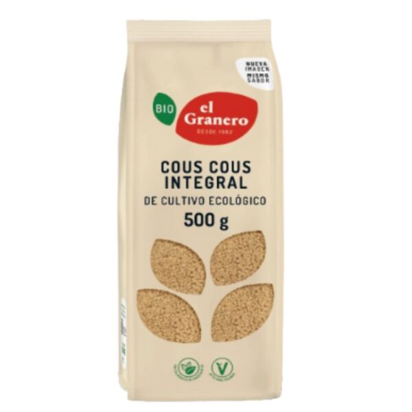Cous Cous Integral Bio - El Granero - 500 gramos