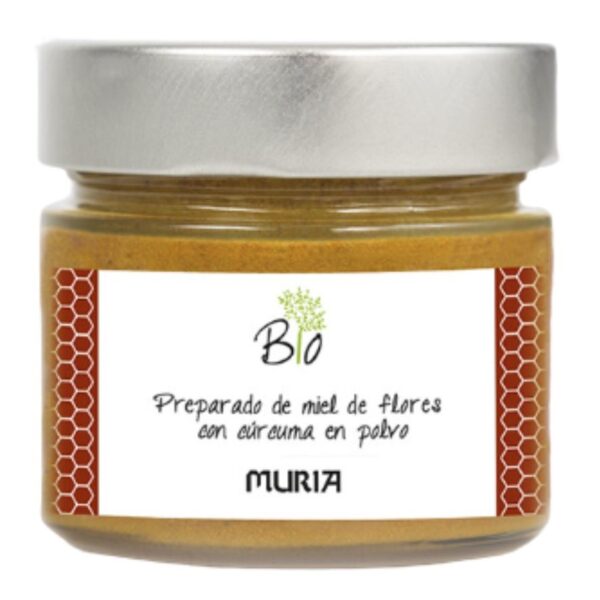 Miel Mil Flores con Curcuma Bio - Muria - 250 gramos