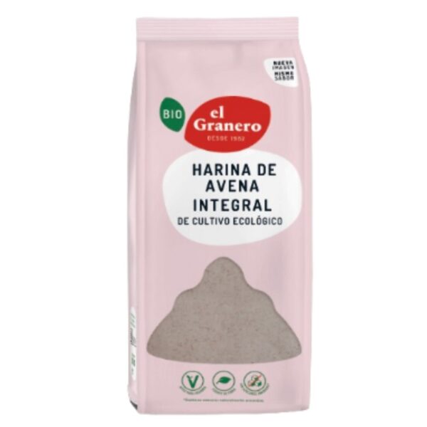 Harina de Avena Integral Bio - El Granero - 500 gramos