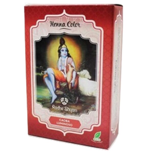 Henna tinte natural Caoba en polvo Eco Vegan - Radhe Shyam - 100 gramos