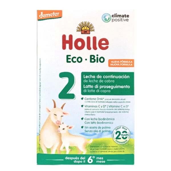 Leche de Cabra infantil 2 Bio - Holle - 400 gramos