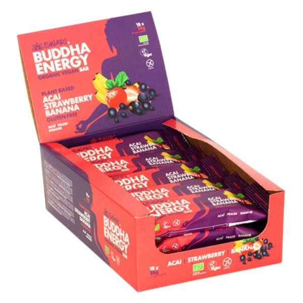 Barritas Buddha Energy Açai Fresa Platano - Iswari -