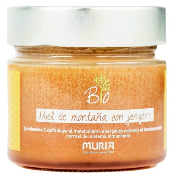 Miel de Alta Montaña con Jengibre Bio - Muria - 250 gramos