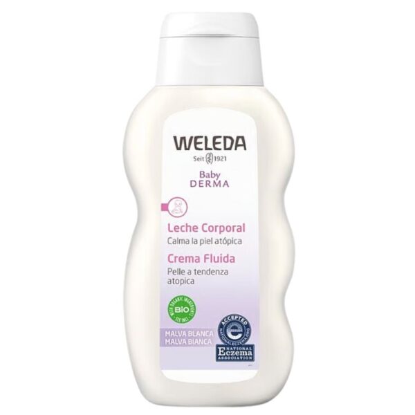 Leche Corporal de Malva Blanca Baby derma para Pieles Atópicas - Weleda - 200ml