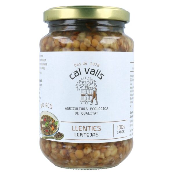 Lenteja Cocida Sin Gluten Bio - Cal Valls - 250 gramos