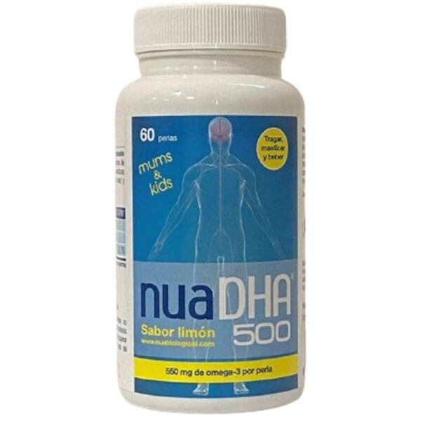 DHA Nua 500 - Nua Biological - 60 cápsulas