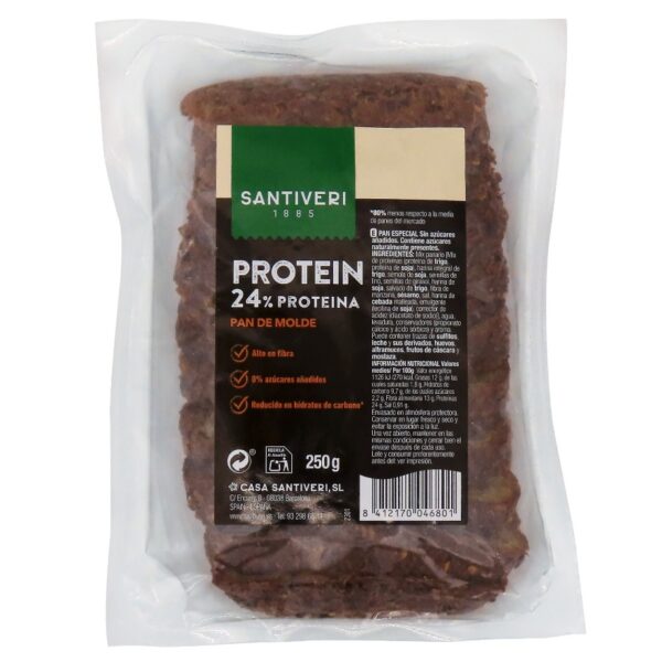 Pan de Molde Proteico - Santiveri - 250 gramos