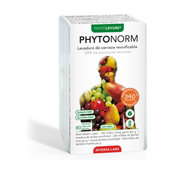Phytonorm Levadura de cerveza revivificable - Intersa - 160 cápsulas