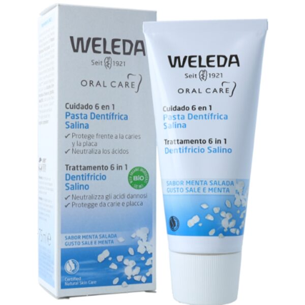 Pasta dentífrica Salina - Weleda - 75ml
