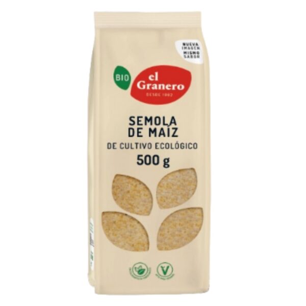 Sémola de Maíz Bio - El Granero - 500 gramos