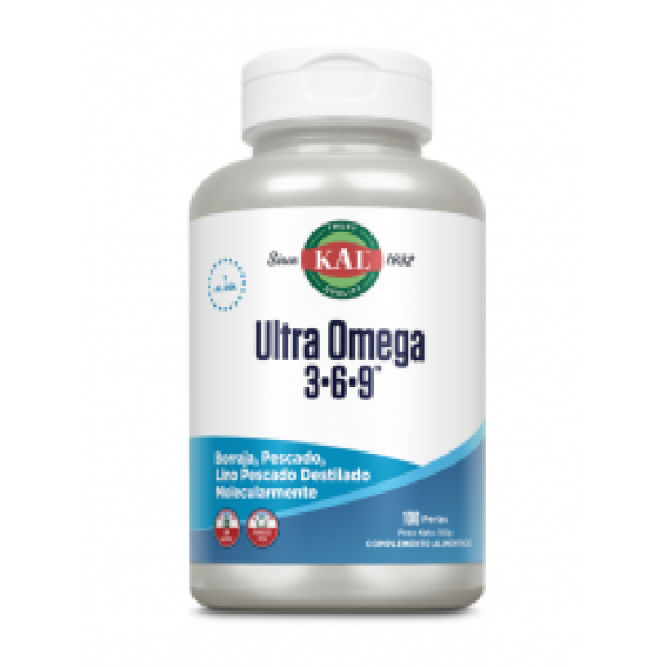Ultra Omega 3-6-9 Laboratorios Kal - 100 perlas