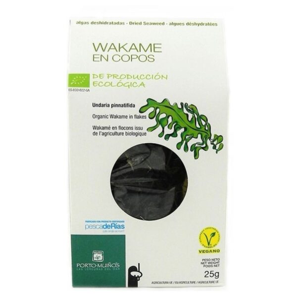 Algas Wakame Bio - Porto Muiños - 25 gramos