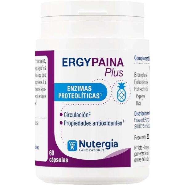 Ergypaina Plus - Nutergia - 60 capsulas